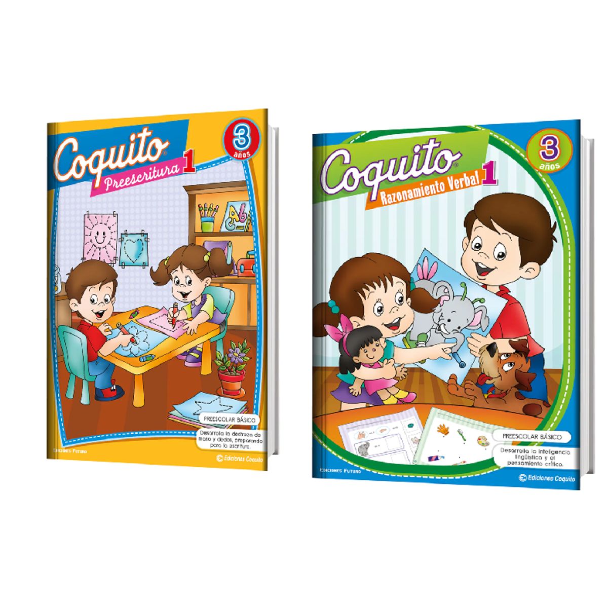 GENERICO - Pack 2  Libros infantiles comprension lectora 3 años