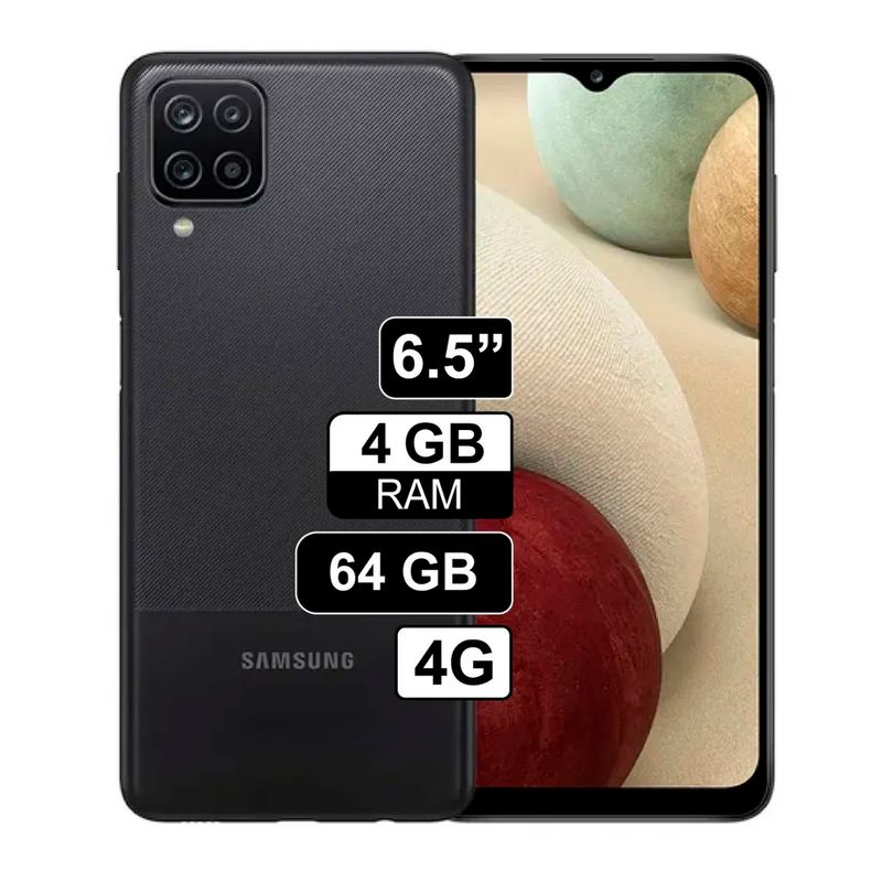 SAMSUNG - Samsung A12 65 64GB 4GB RAM Negro