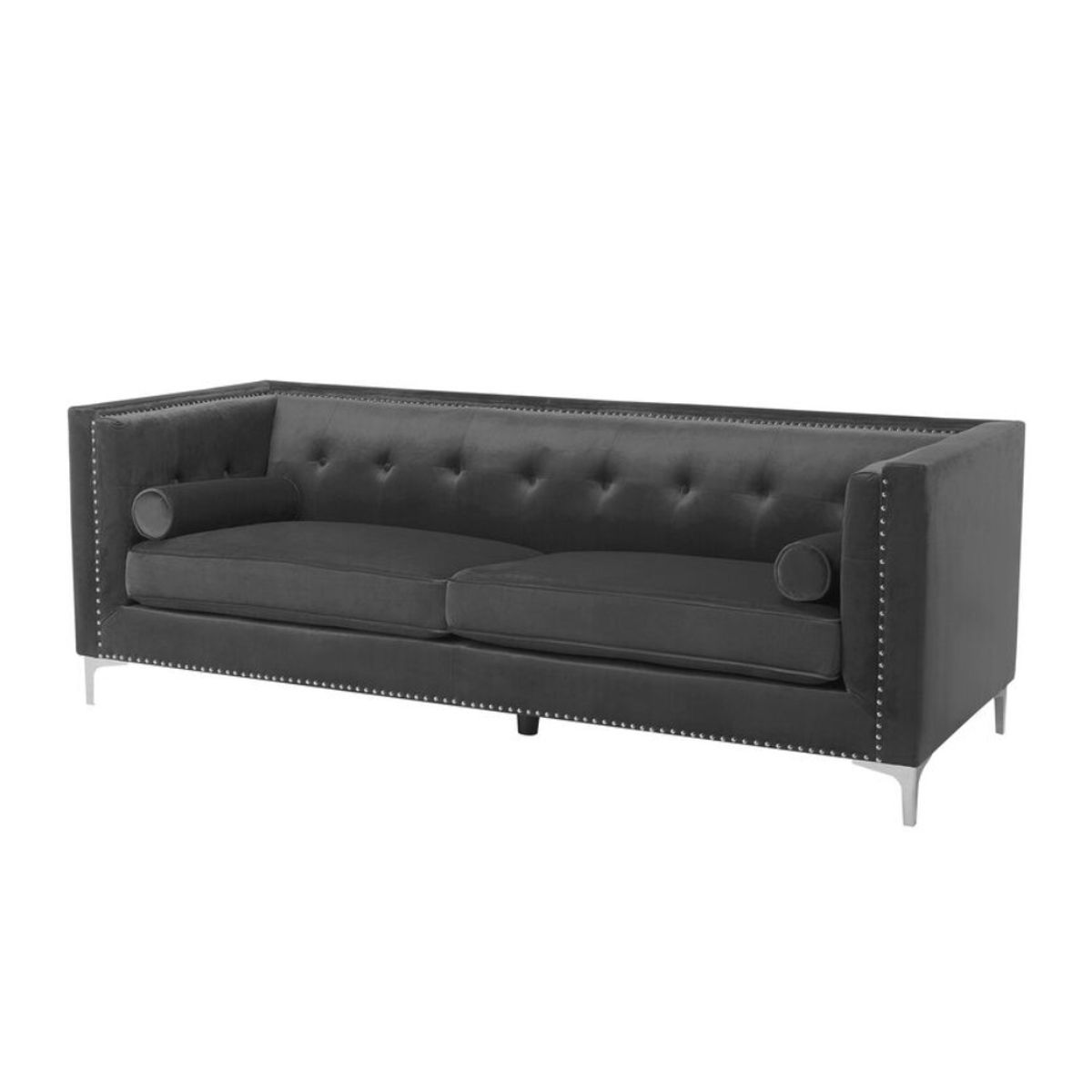 SHEGOSE - SG SOFA 3 CUERPOS MANTIS GRIS OSCURO