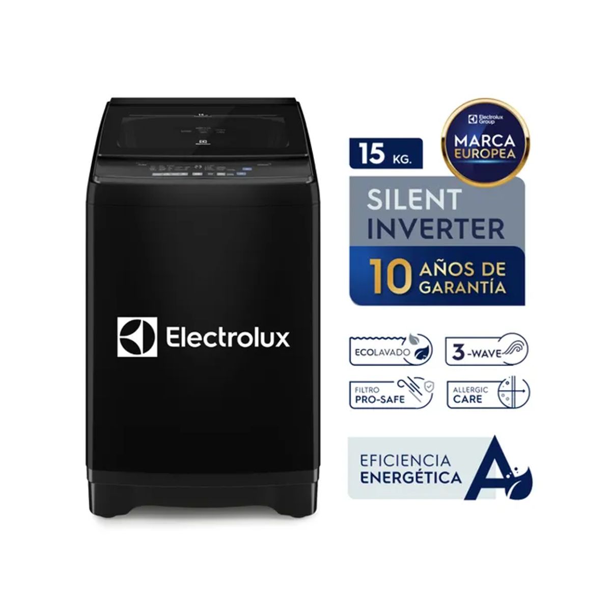 ELECTROLUX - Lavadora Electrolux Inverter EWIP15F2XSWB15kg