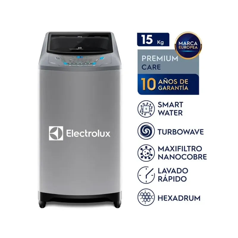 ELECTROLUX - Lavadora Electrolux EWIX15F2ESG 15kg