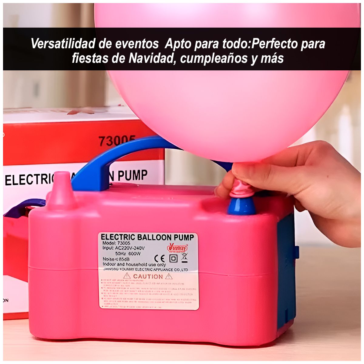 GENERICO - Inflador De Globos Eléctrico Con Dos Boquillas De Aire