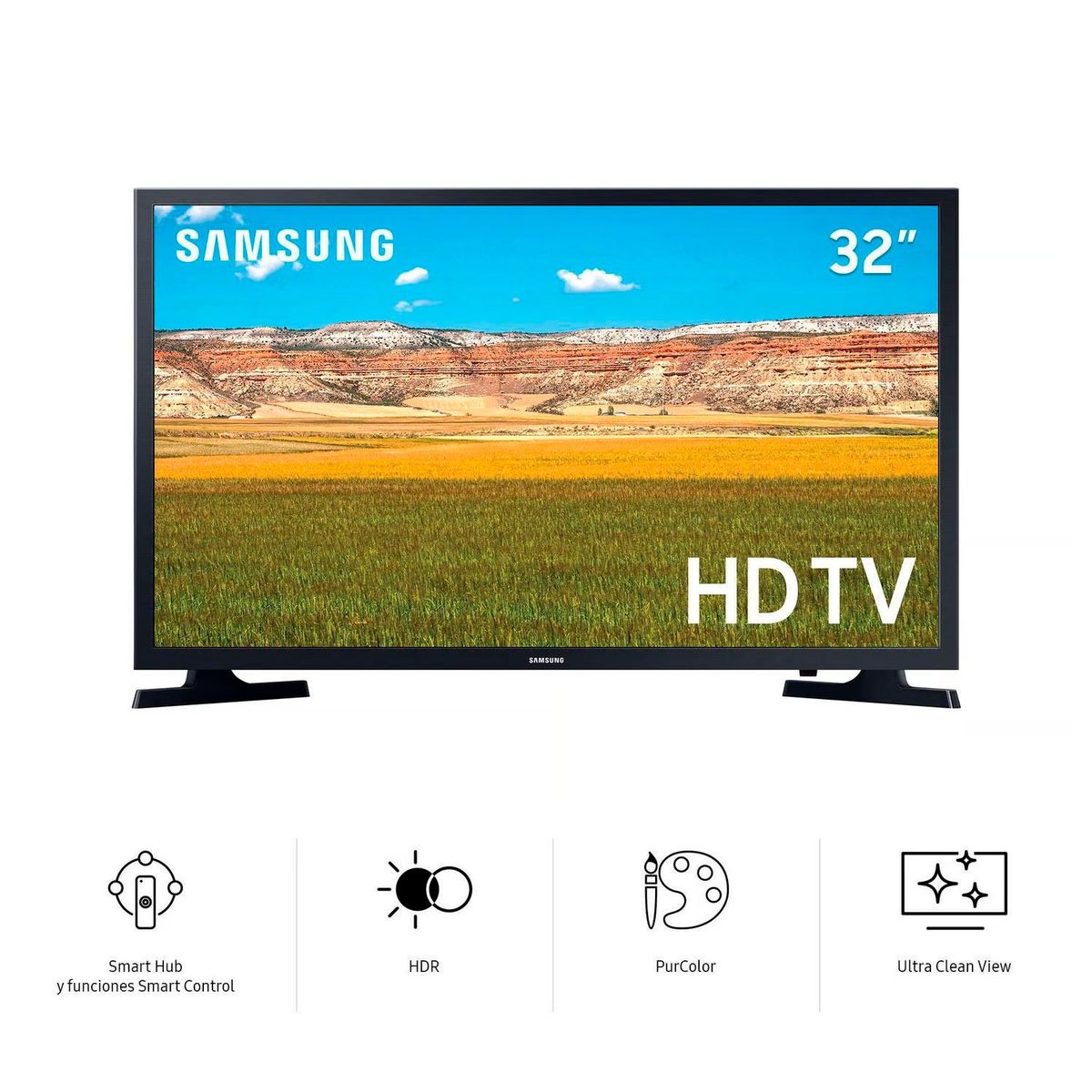 SAMSUNG - Televisor Samsung Smart HD 32 UN32T4202AGXPE