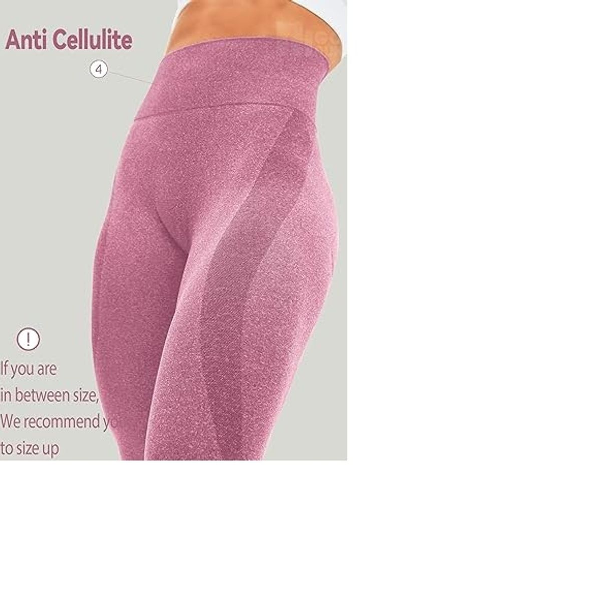 GENERICO - Leggings deportivo sin costuras lulu palo rosa