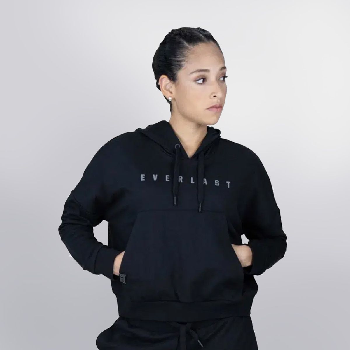 EVERLAST - HOODIE FEM POLYCOT EVERLAST PUFFED
