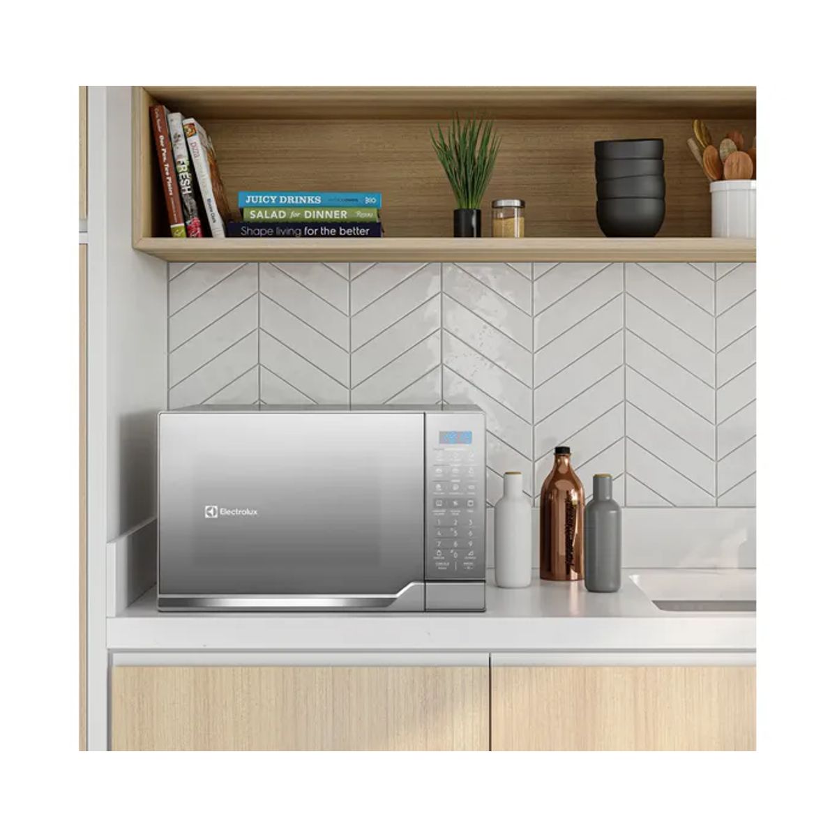 ELECTROLUX - Horno Microondas Electrolux EMDO30G2GSRUG 30L