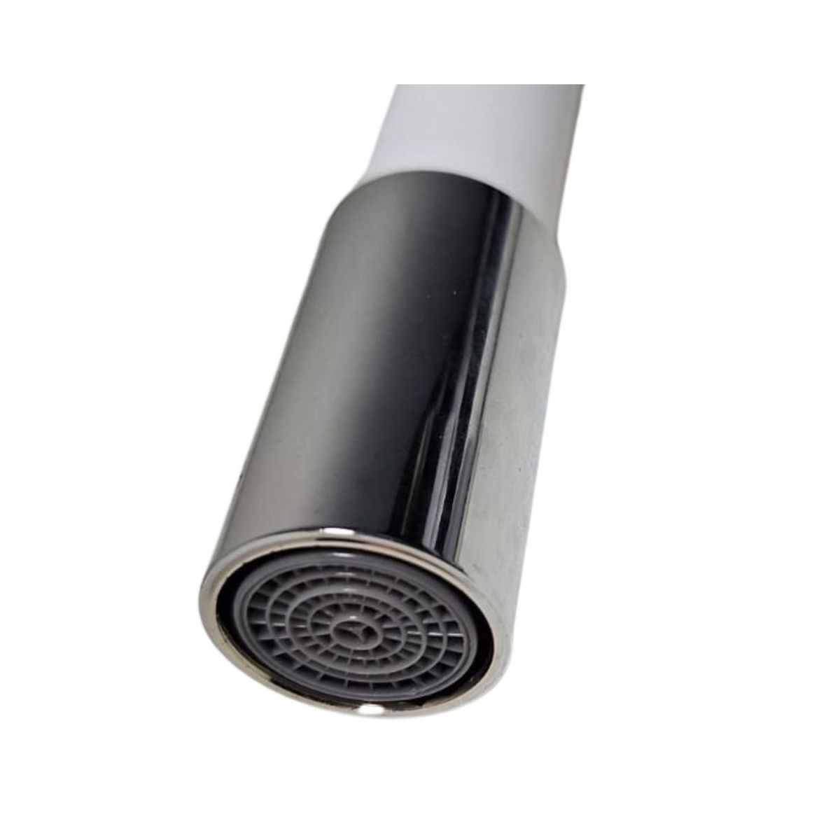 GENERICO - Llave de lavadero pared pico de ganso blanco C&A 126255