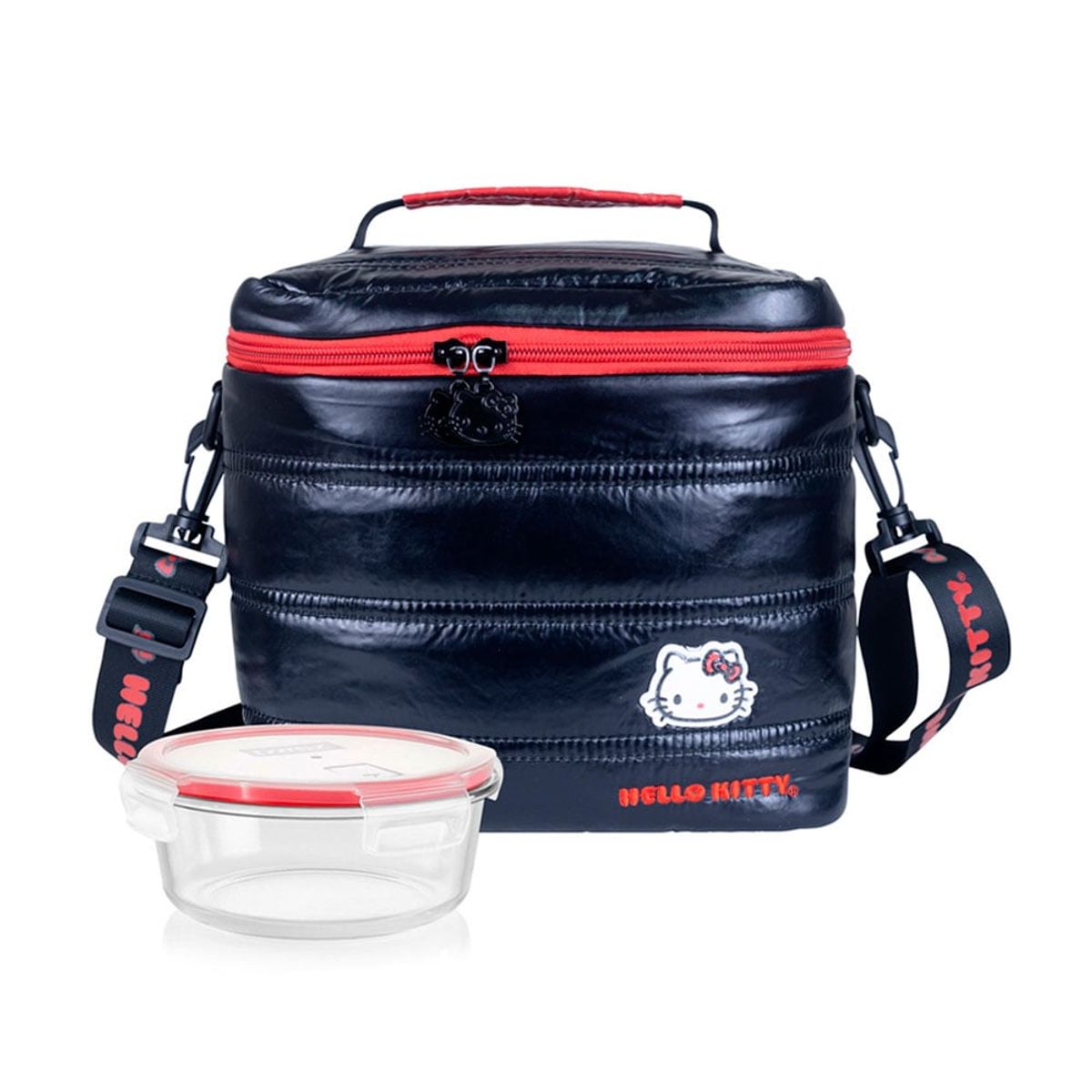 PYREX - Lonchera Hello Kitty Pyrex Termica Totem Black Taper 400ml 300451
