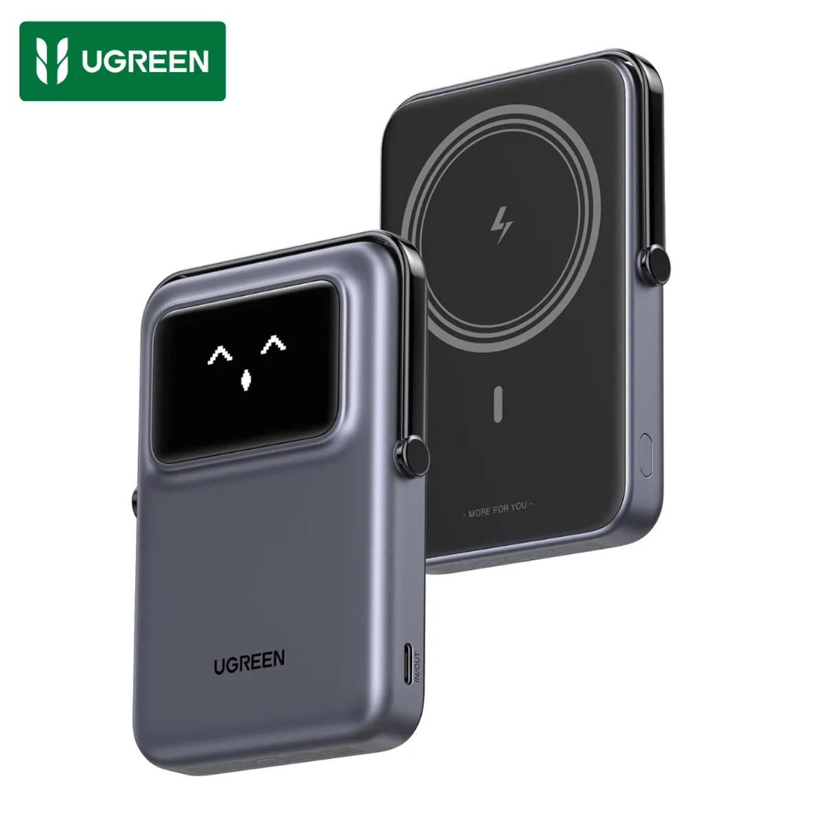 UGREEN - Power Bank Ugreen 10000mAh Carga Rápida 20W Magsafe 7 5W PB572