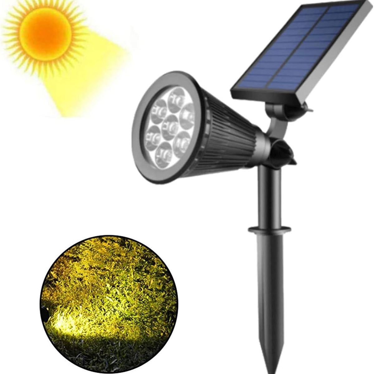 OEM - 1 Estaca Solar LED Lampara Jardín Iluminación Decoración Exterior