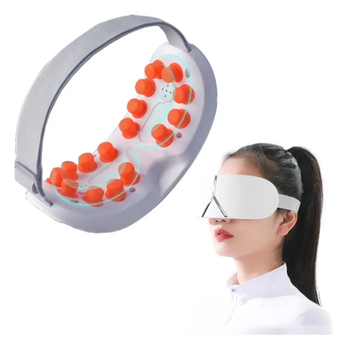 GENERICO - Masajeador de Ojos Profesional Gafas Shiatsu Bionico Inteligente