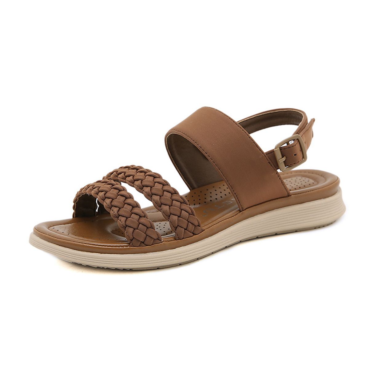 BLWOENS - Zapatillas Sandalias de verano para Mujers - Marrón