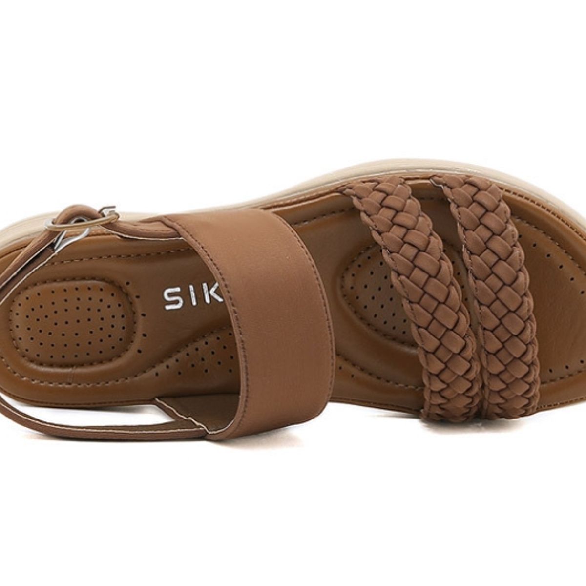 BLWOENS - Zapatillas Sandalias de verano para Mujers - Marrón