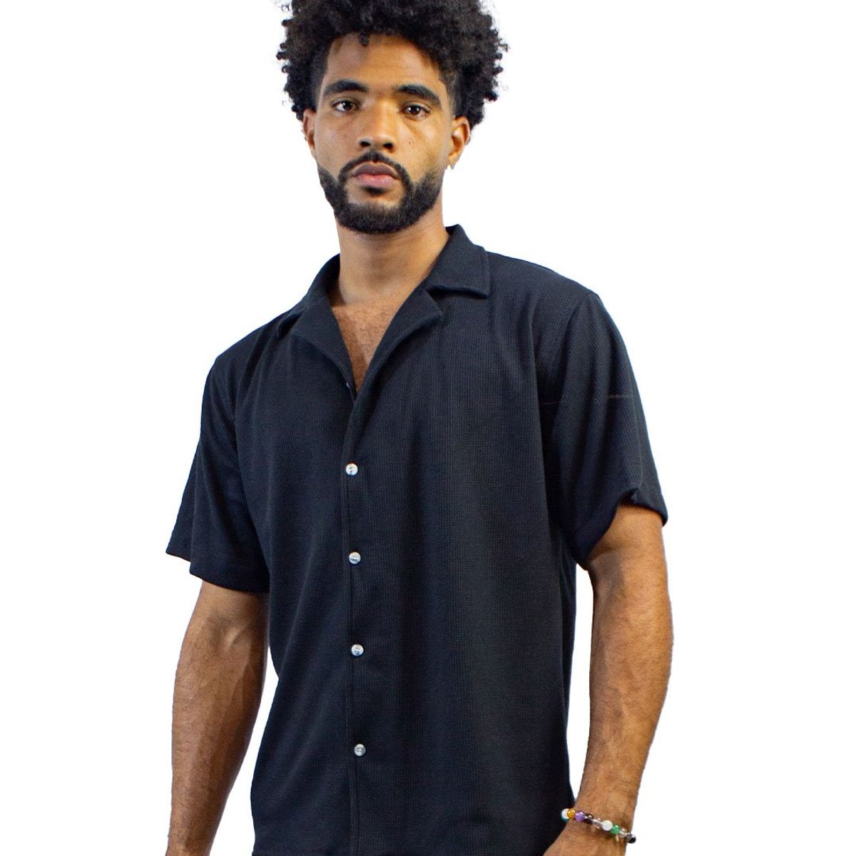 DM DEXMEN - Camisa Dexmen Mil Rayas Negro