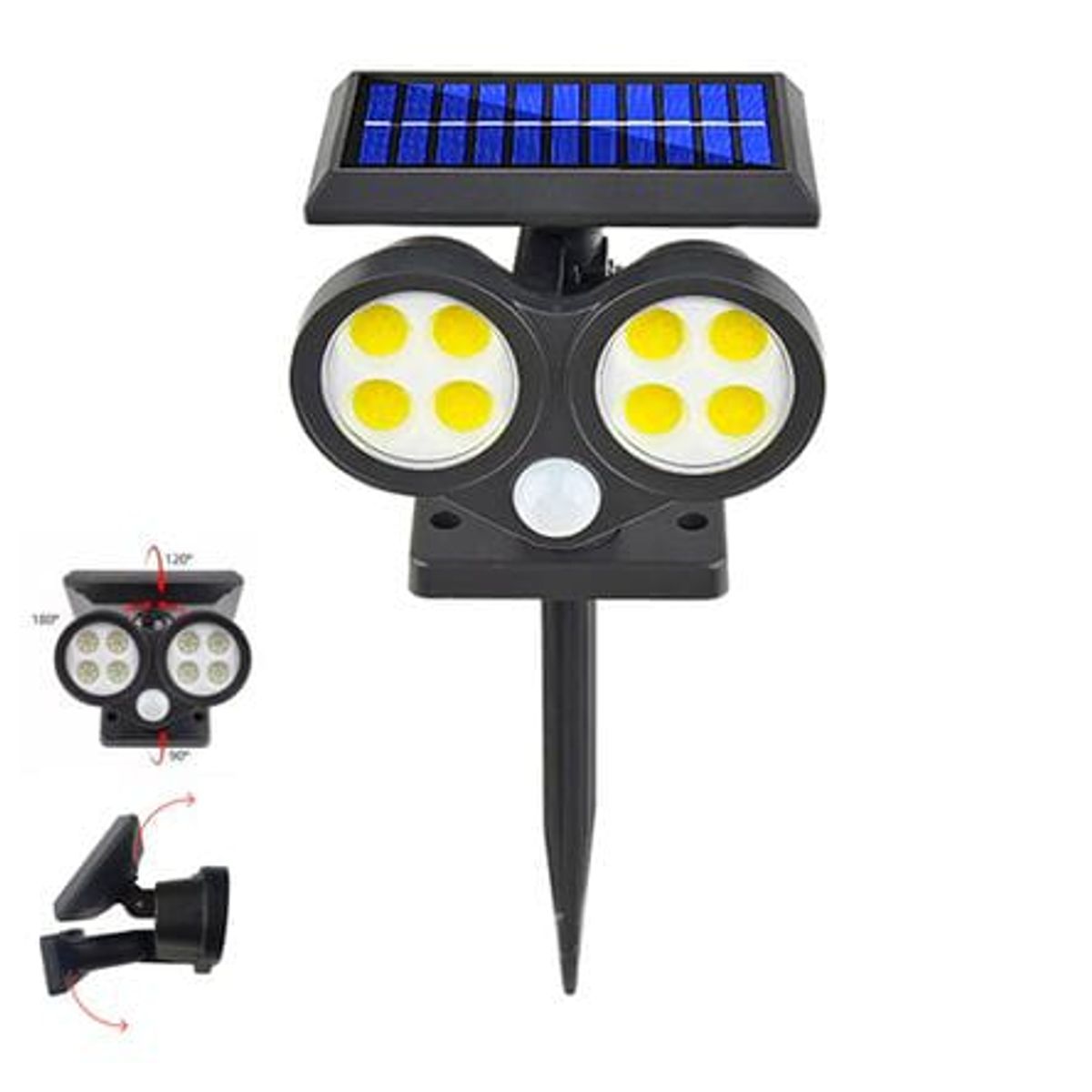 OEM - Reflector Solar con Sensor de Movimiento Luces de Césped