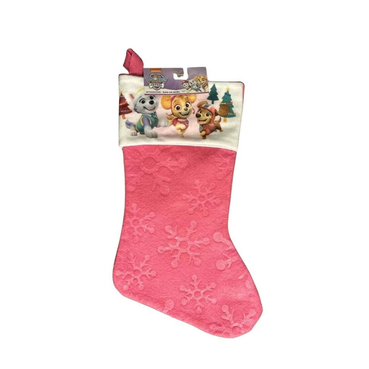 DISNEY - Bota Navideña Paw Patrol Nickelodeon - Rosa