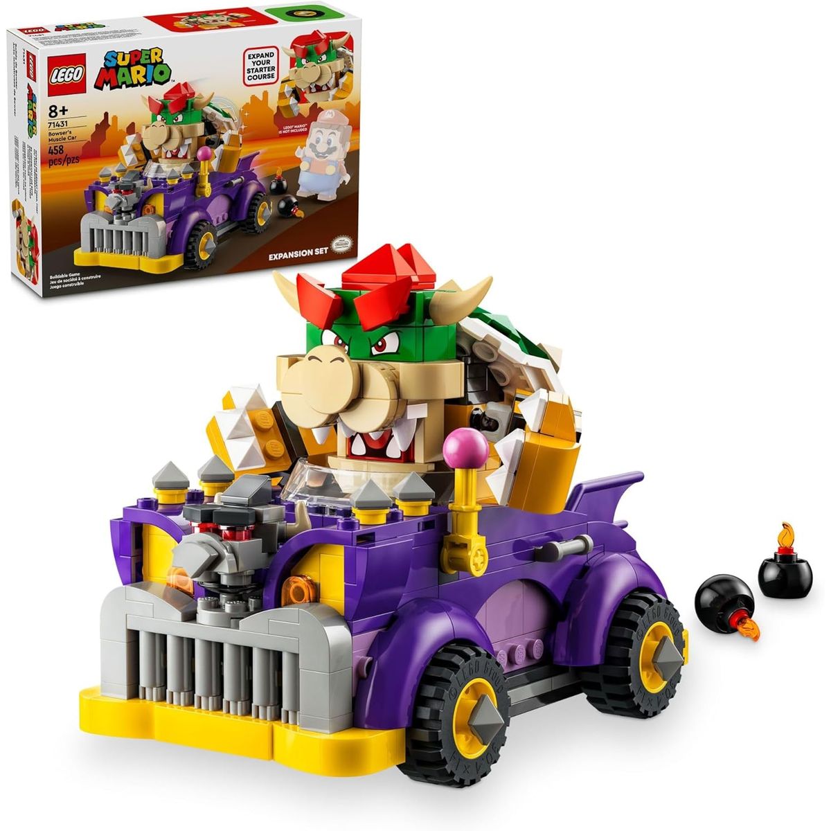 LEGO - LEGO Super Mario 71431 Coche monstruoso de Bowser