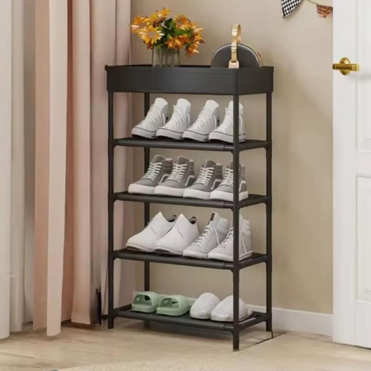 GENERICO - Organizador de 5 Niveles de Rack de Zapatos Zapatillas Multiusos