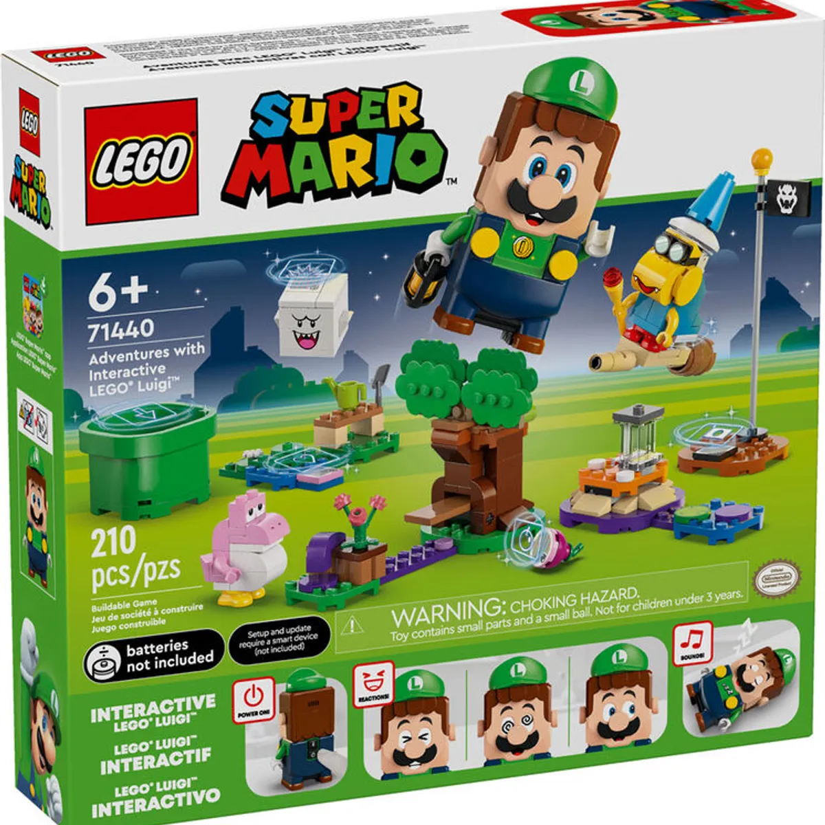 LEGO - LEGO Super Mario 71440 Aventuras interactivas con Luigi™