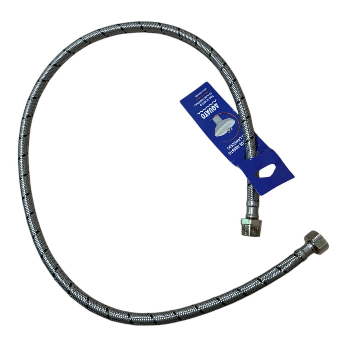 GENERICO - Tubo de Abasto 100cm Acero Inoxidable para Baño Cocina y otro usos