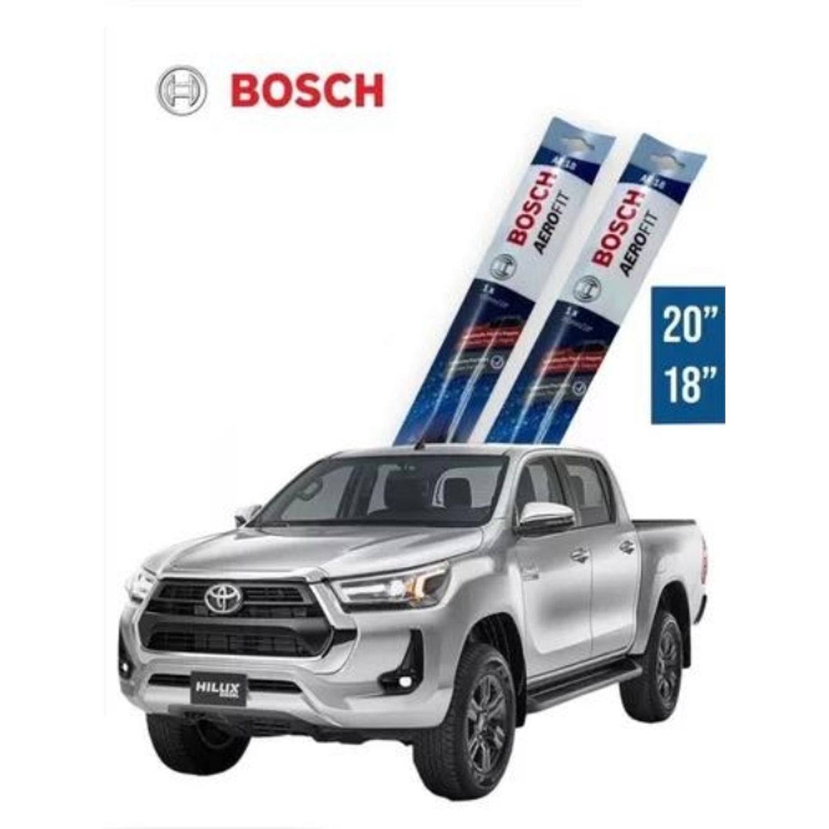 BOSCH - Plumilla Limpiaparabrisas Bosch Toyota Hilux