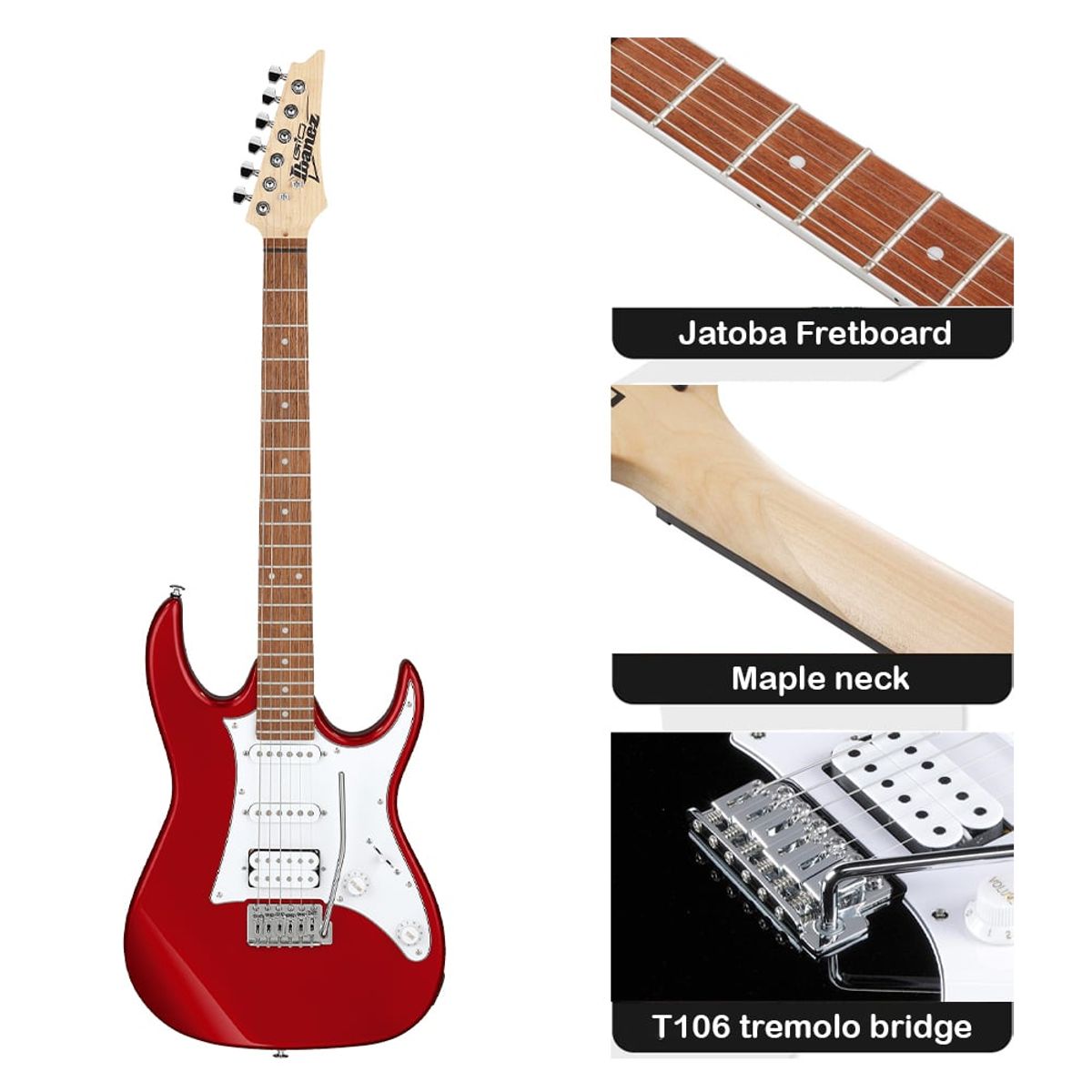 IBANEZ - GIO GRX40 CANDY APPLE - MARSHALL 10W