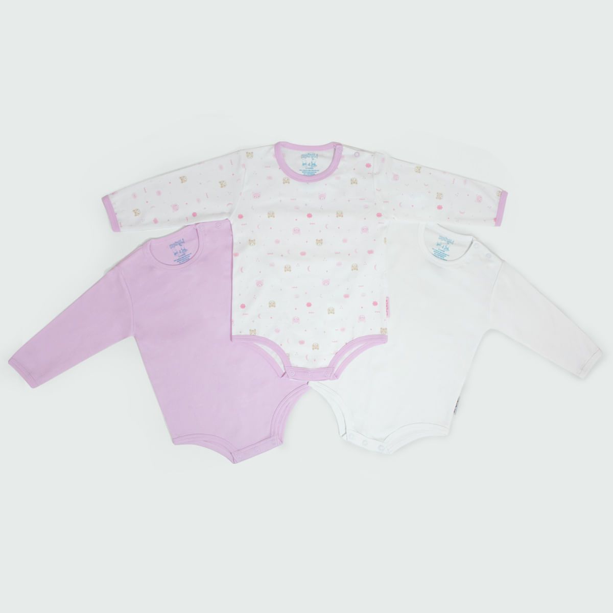 KUKULI - SET X 3 BODY BEBÉ K0065