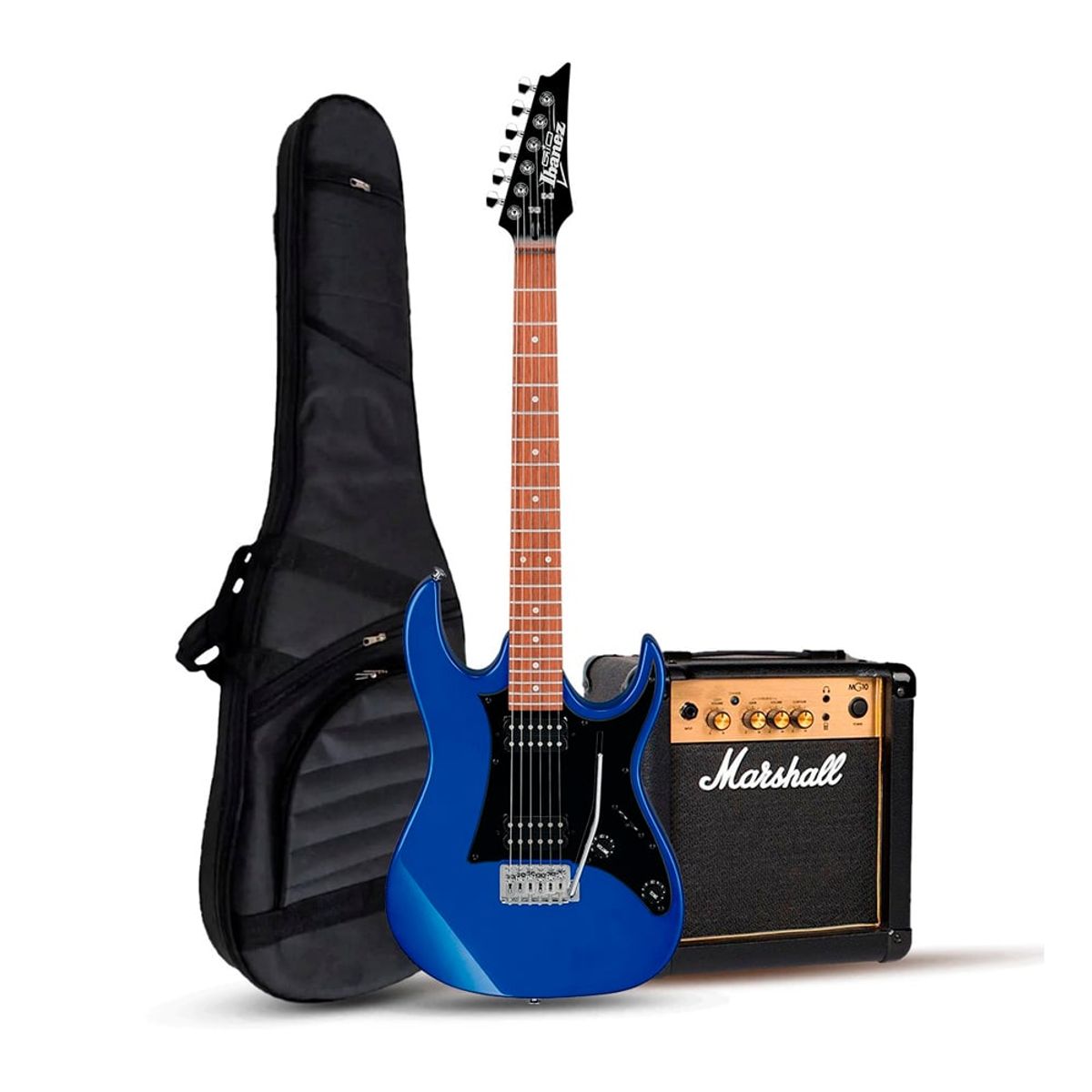 IBANEZ - GIO GRX20 JEWEL BLUE - MARSHALL 10W