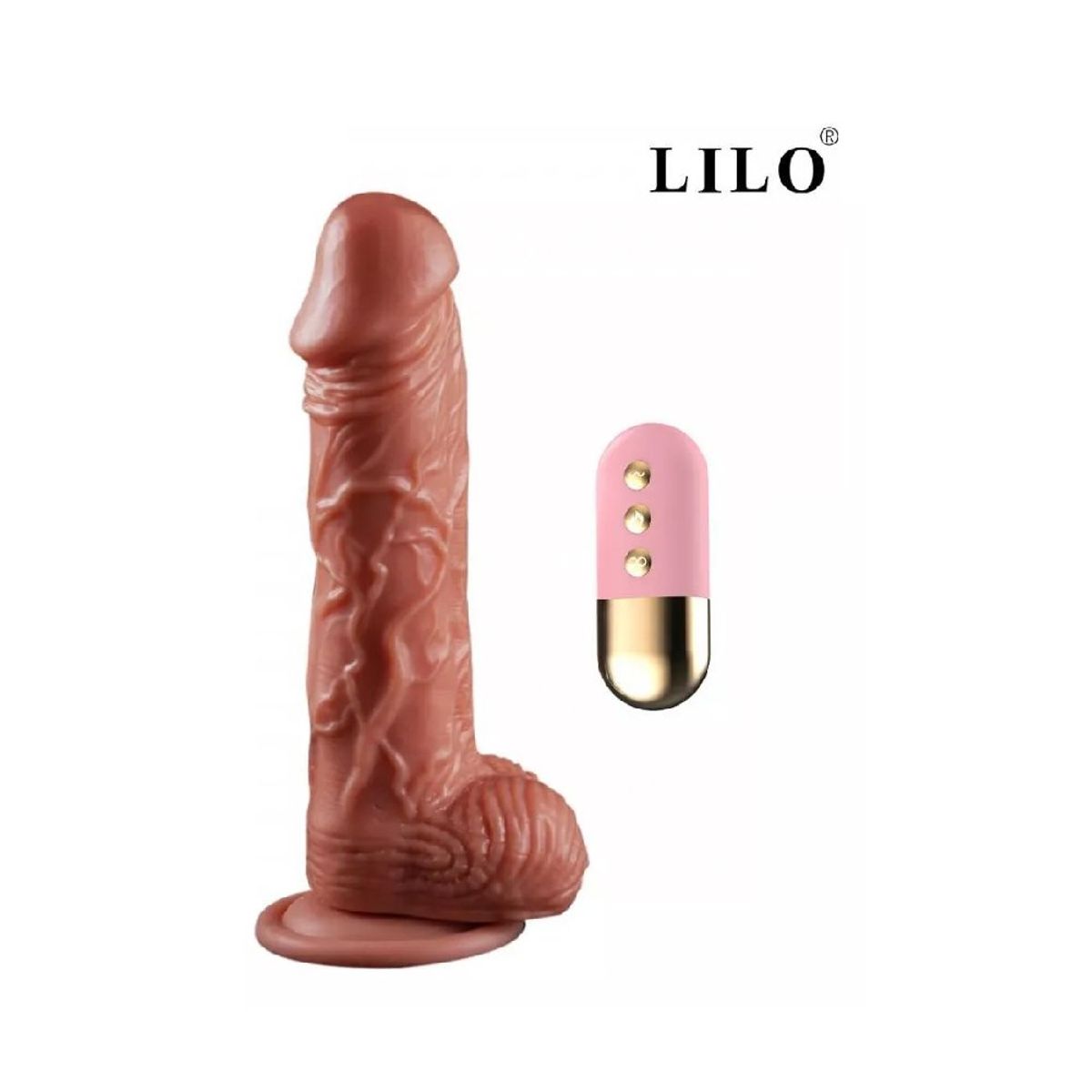 GENERICO - Dildo Consolador Vibrador con control Remoto