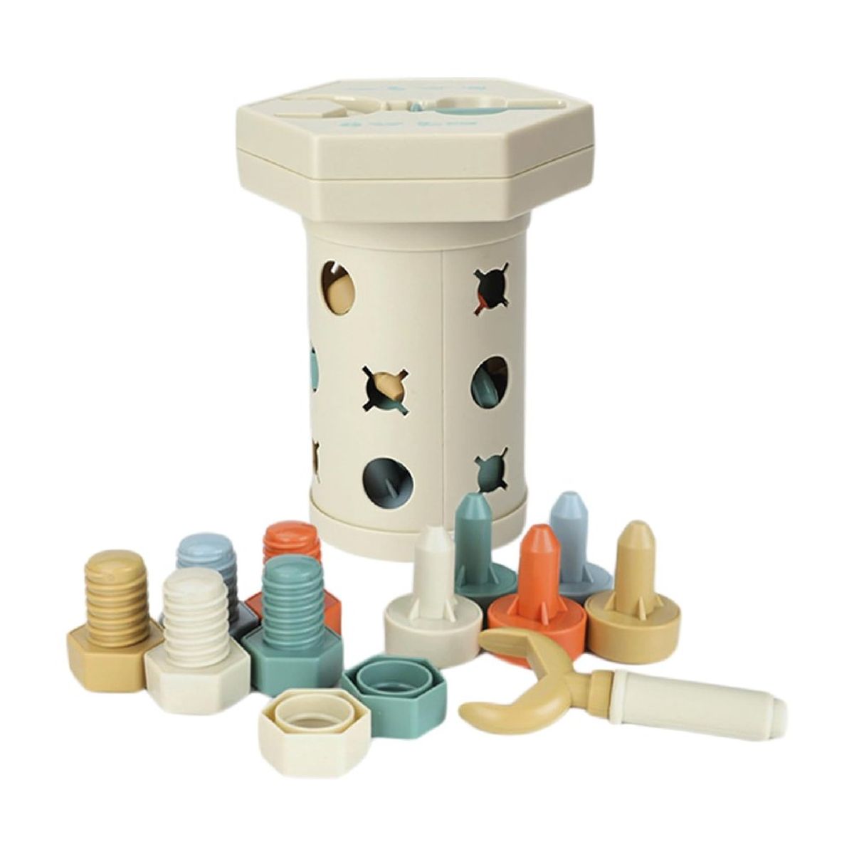 GENERICO - Juguete de Aprendizaje Montessori atornillador Divertido