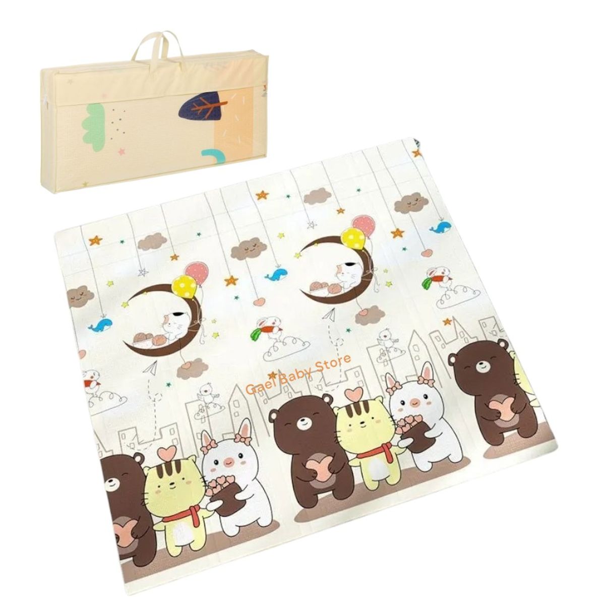 GENERICO - PISO ANTIGOLPES REVERSIBLE PARA BEBÉS Y NIÑOS