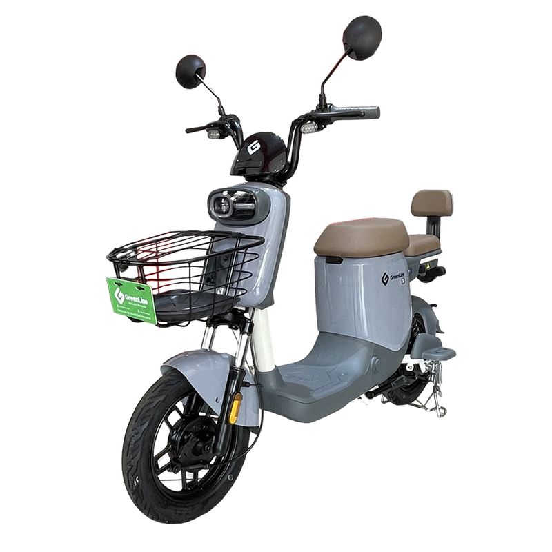 GREENLINE - Bicimoto Eléctrica Litio Extraíble Premium VMP T1 GRIS