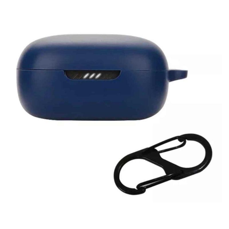 GENERICO - Funda case de silicona para audifonos JBL LIVE PRO 2 color azul