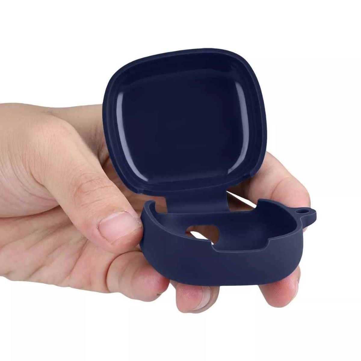 GENERICO - Funda case de silicona para audifonos JBL LIVE PRO 2 color azul