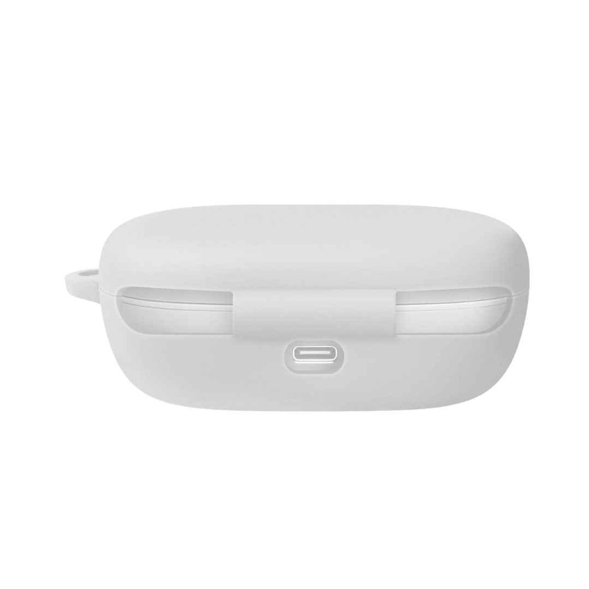 GENERICO - Funda Case De Silicona Para Audifonos Jbl Endurance Peak 3 blanco