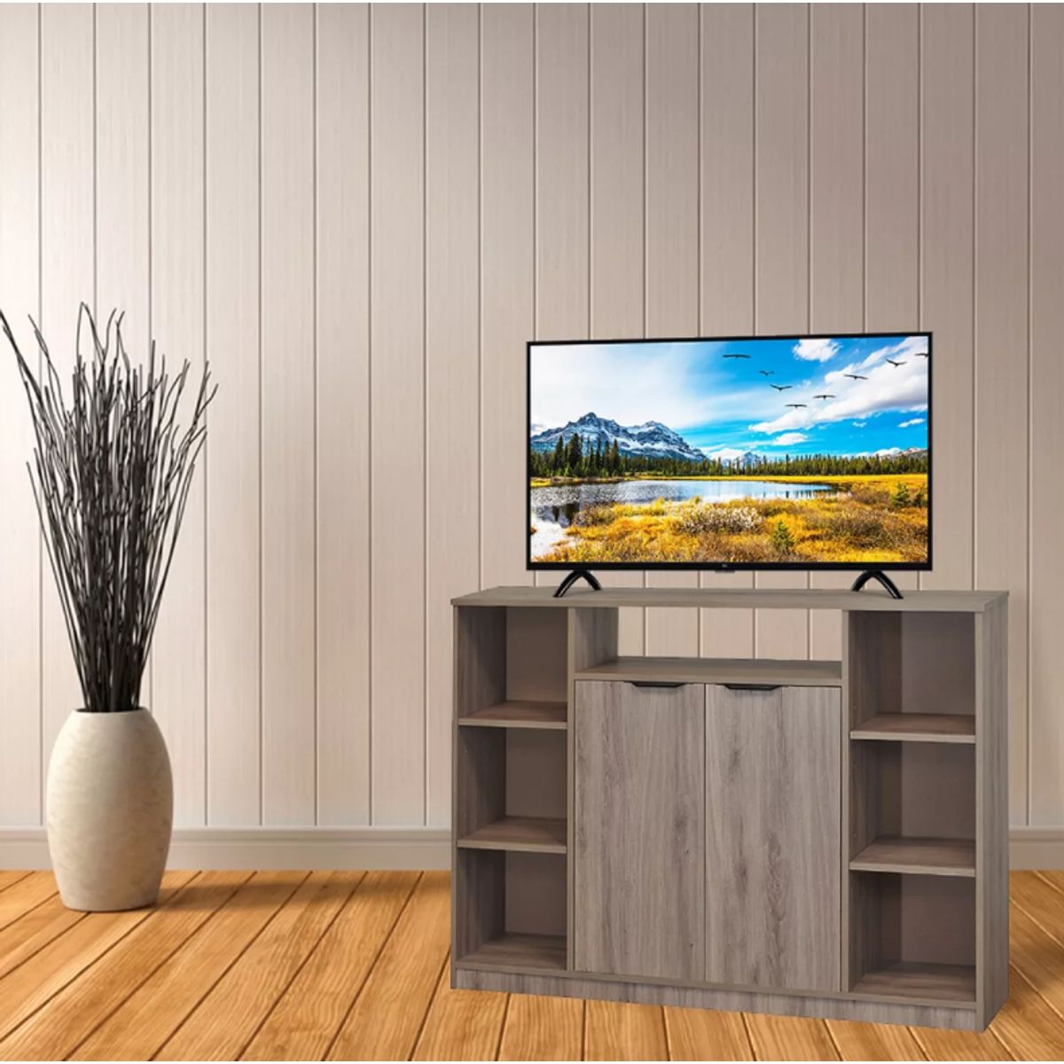 NACION MUEBLES - MUEBLES PARA TV NACION MUEBLES DRIVER COLOR ROBLE