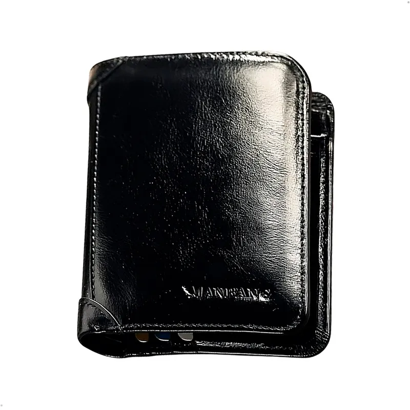 GENERICO - Billetera Manbang Cartera Clásico Billetera Cuero Genuino