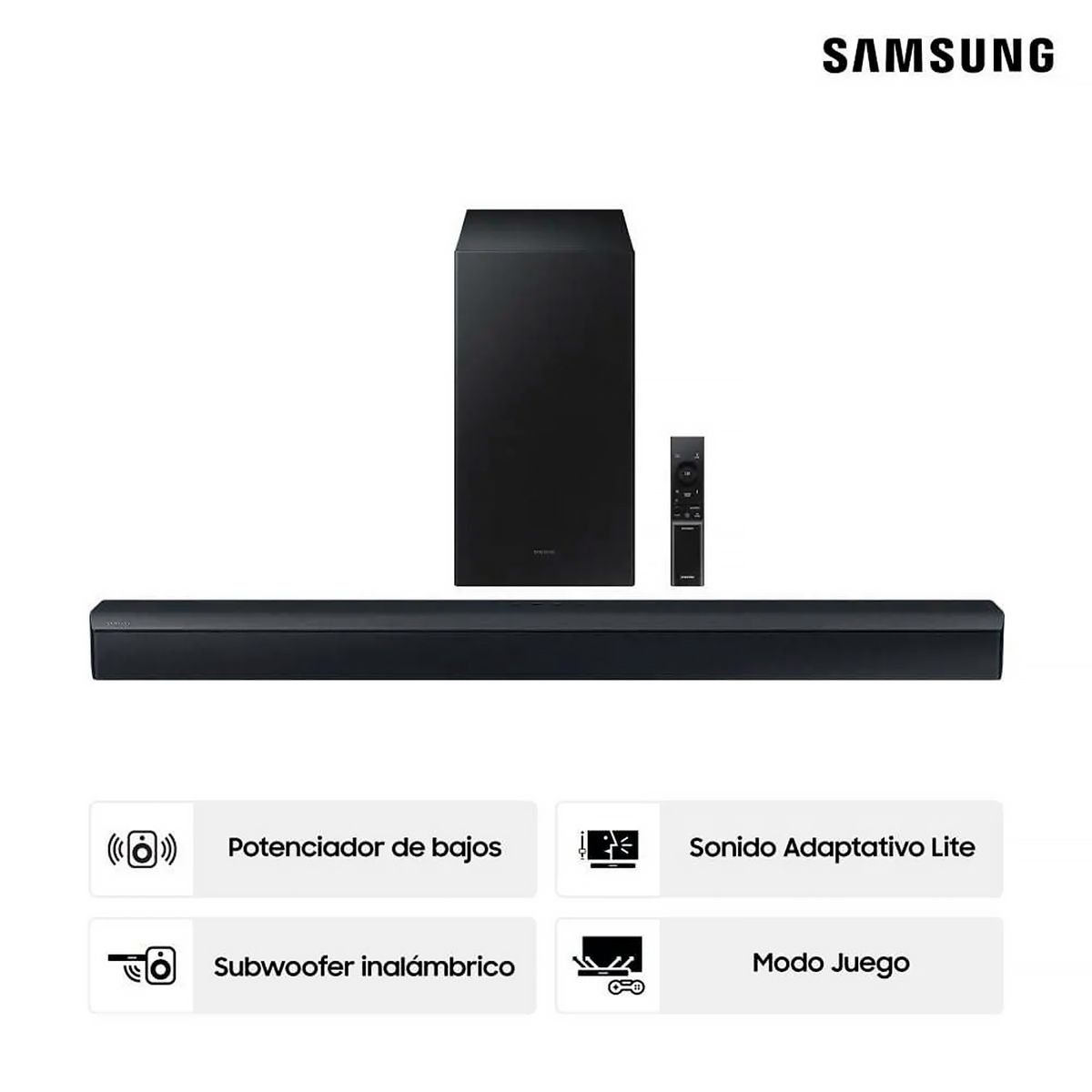 SAMSUNG - Soundbar Samsung 310 Watts Bluetooth 2.1 HW-C450