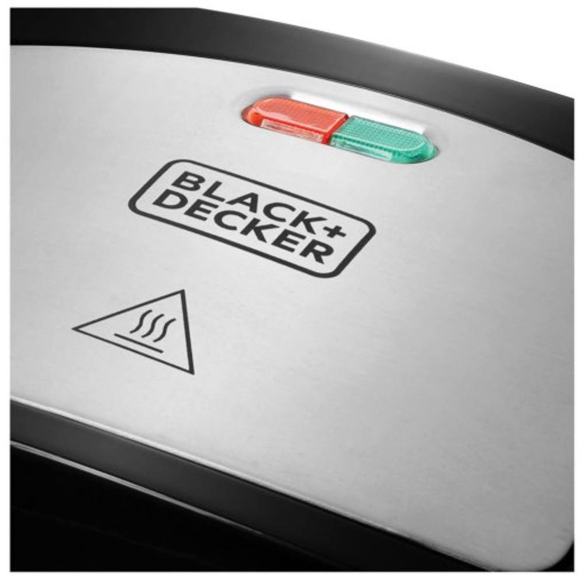 BLACK+DECKER - Sandwichera de Placas profundas Black & Decker SM24530-CL Negro