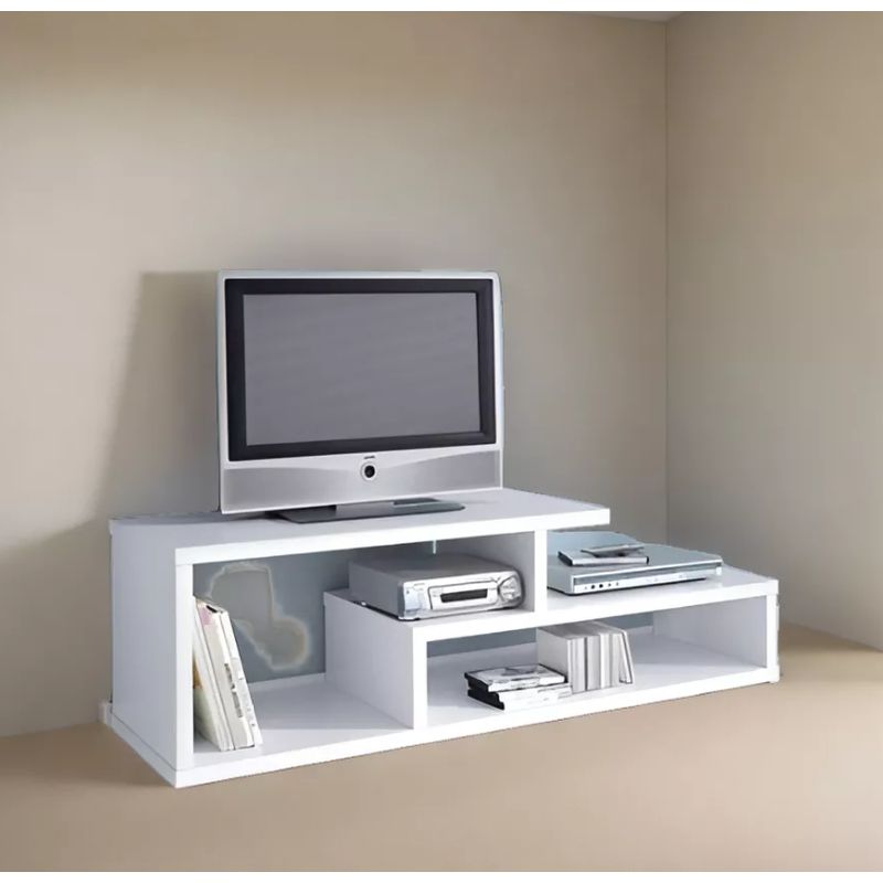 NACION MUEBLES - MUEBLES PARA TV NACION MUEBLES RYT COLOR BLANCO