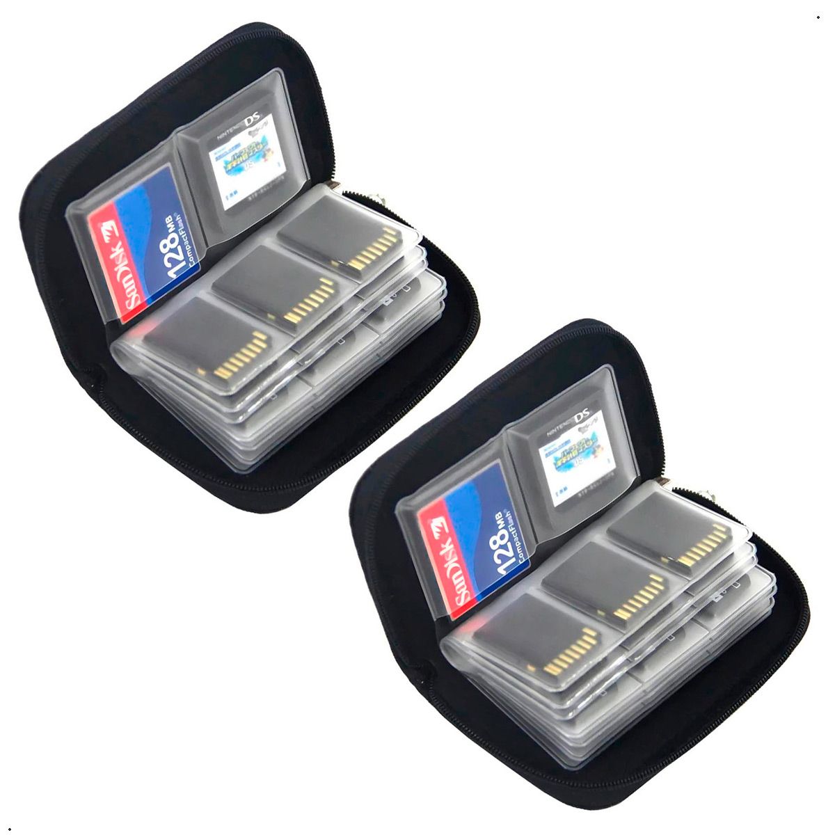 GENERICO - Bolsa Almacenamiento Memoria Cf/sd/msd/sdhc/ms/ds 44 Ranuras