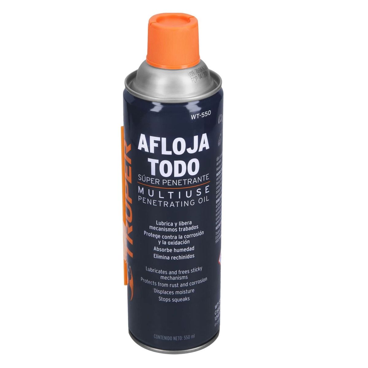 TRUPER - Aceite lubricante afloja todo 550 ml (19 oz) Truper