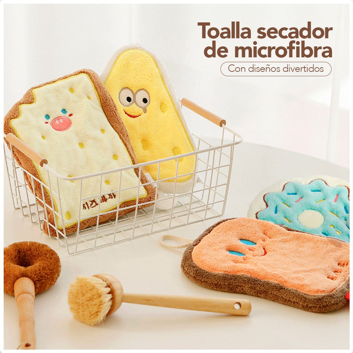 KELLER - Toalla de Mano de Microfibra para Cocina SM6