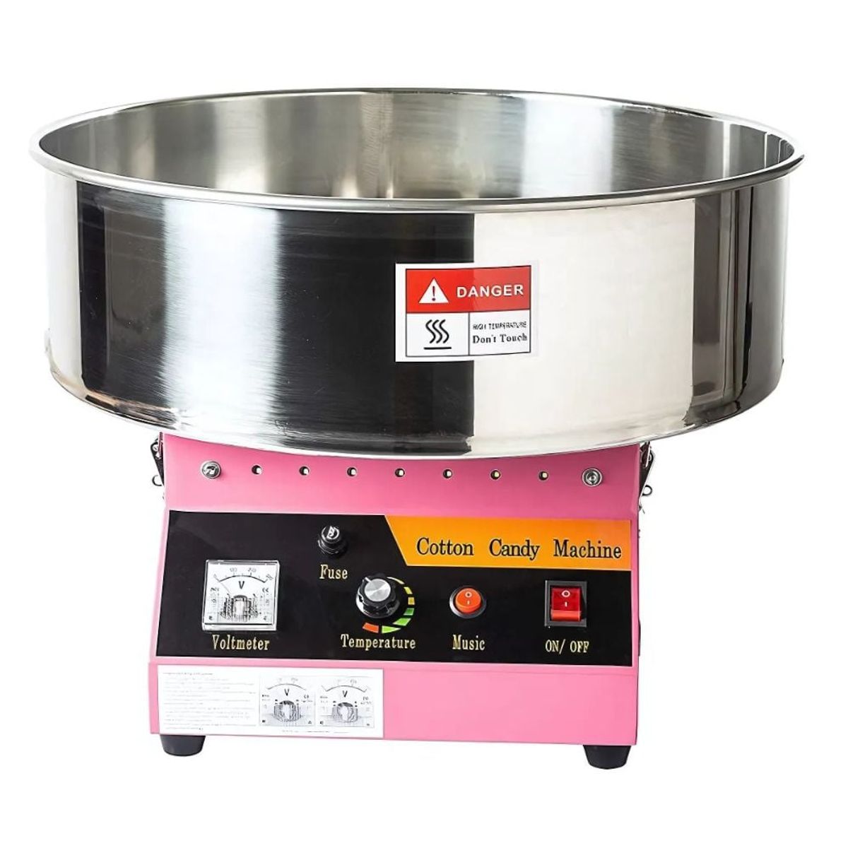 GENERICO - Maquina Algodon de Azucar de Mesa Rosa Kambor