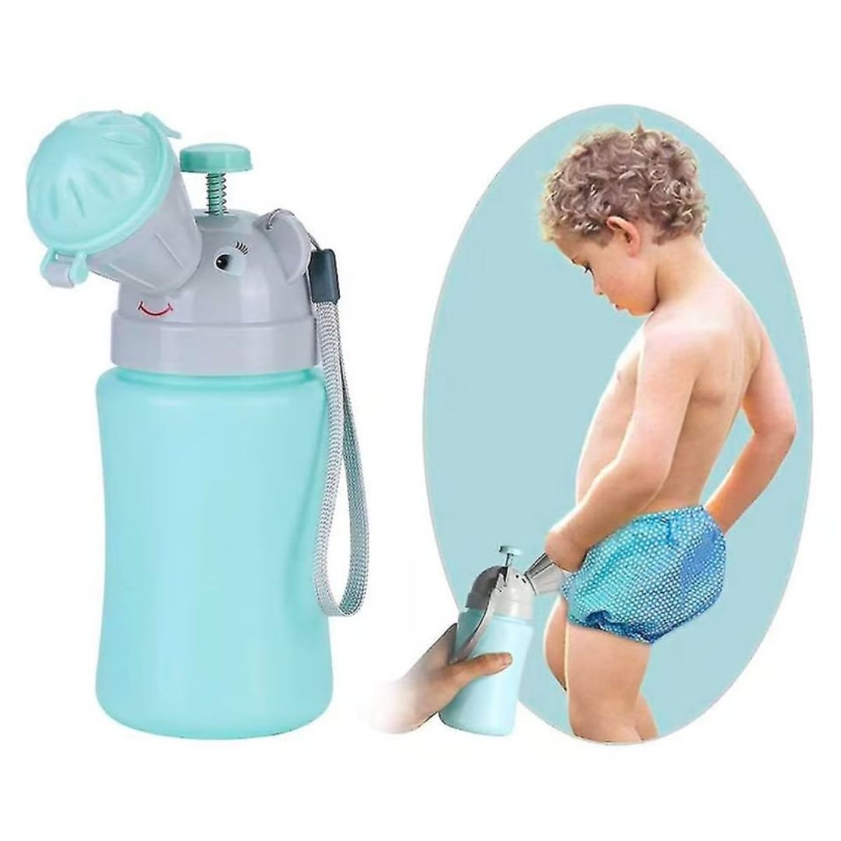 GENERICO - Urinario Portatil De Niños Para Viajes Celeste