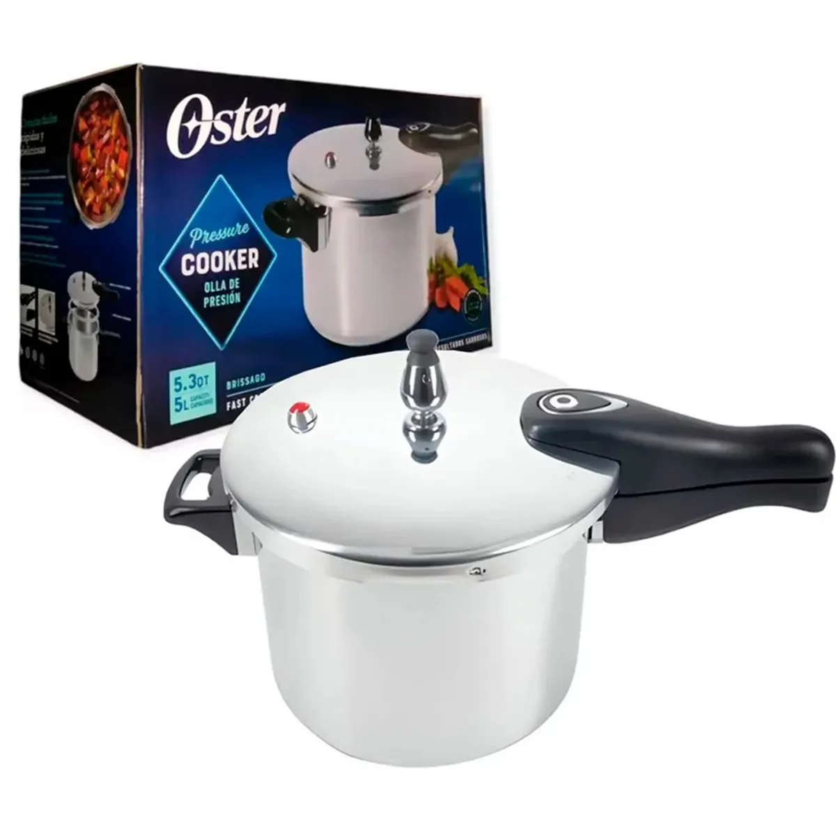 OSTER - Olla de Presión 5 Litros Oster Brissago 140257-02