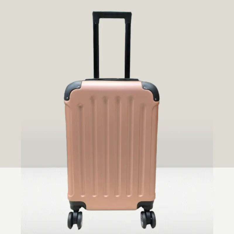 GENERICO - Maleta de Cabina con Clave Carry on 10kg - ORO ROSA
