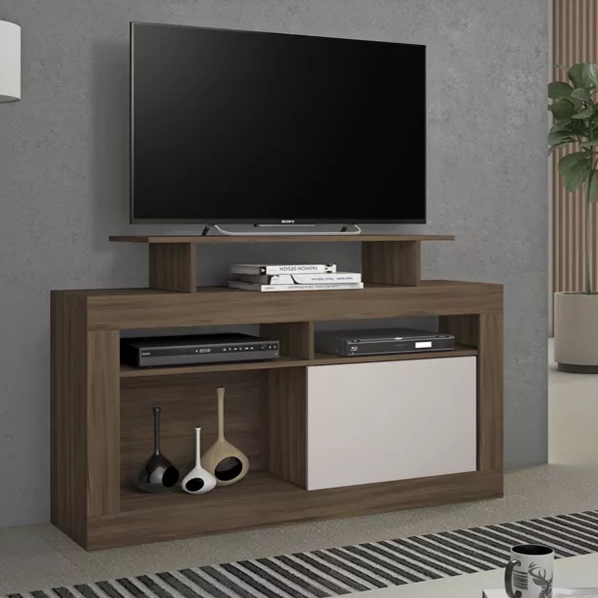 NACION MUEBLES - MUEBLES PARA TV NACION MUEBLES YEAT COLOR ROBLE
