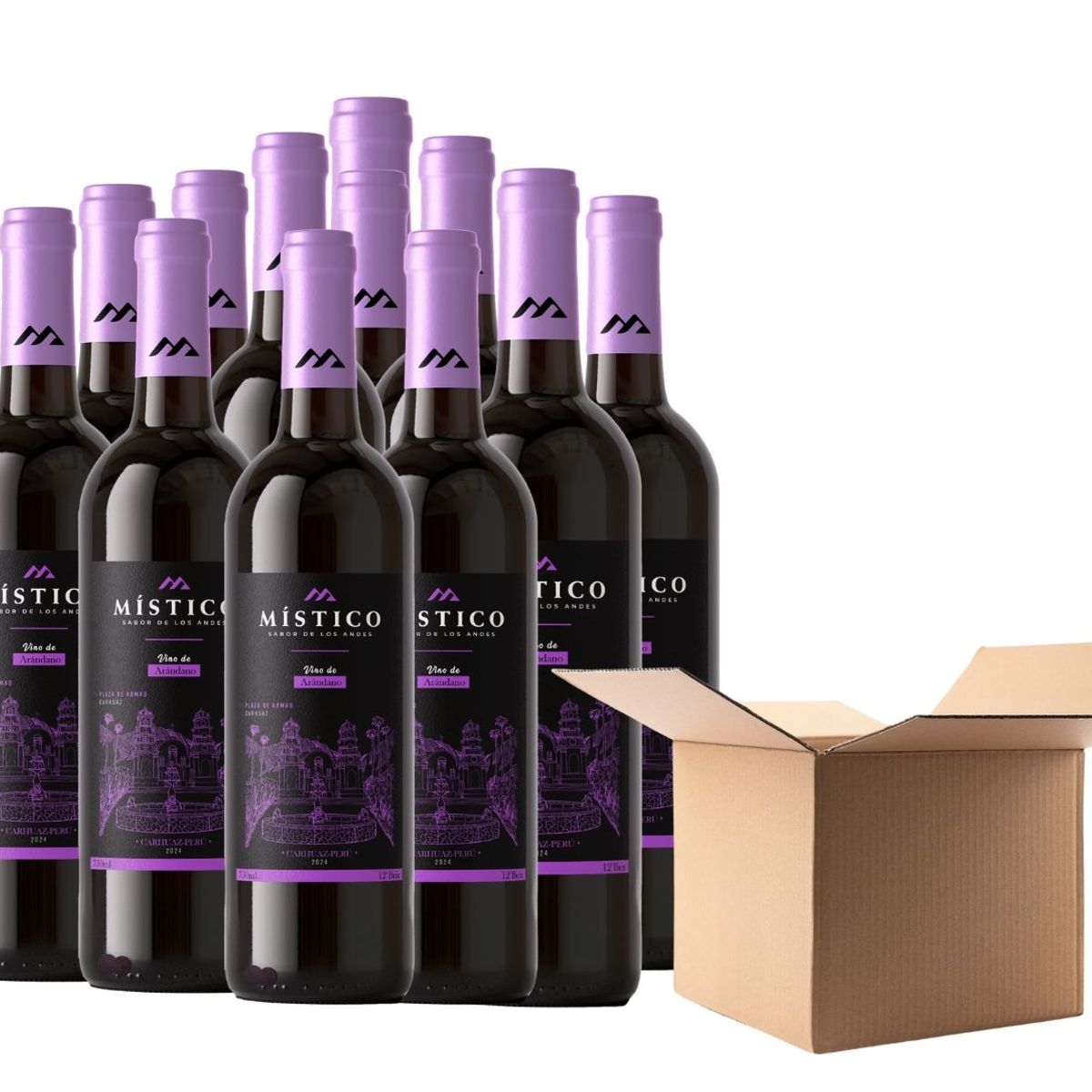 GENERICO - Caja de 12 unidades Mistico Arandano.