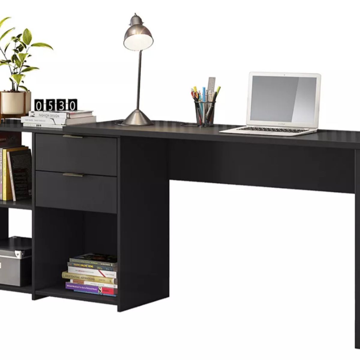 NACION MUEBLES - ESCRITORIO NACION MUEBLES DRIP COLOR NEGRO